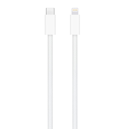 Lightning-kabel för iPhone MFi 1m vit