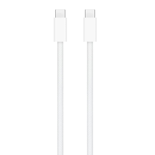 USB-C kabel med snabbladdning 2m vit