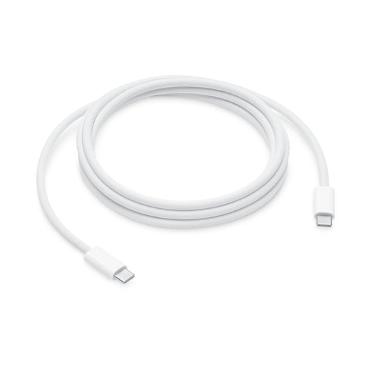 USB-C kabel med snabbladdning vit